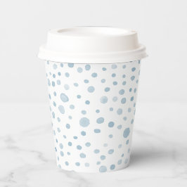 Sky Confetti Waterverf Stippen Paper Cup Papieren Bekers