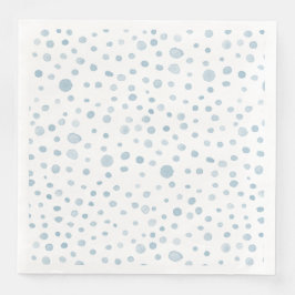 Sky Confetti Waterverf Stippen Papier servet