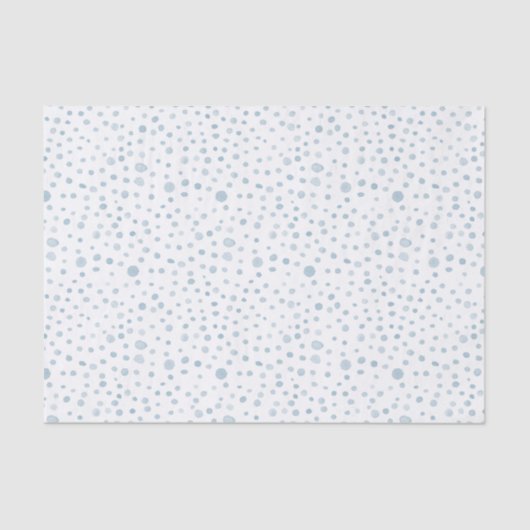 Sky Confetti Waterverf Stippen Tissue Paper Tissuepapier (Voorkant)