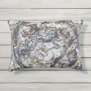 Sky Constellations  kaart Buitenkussen