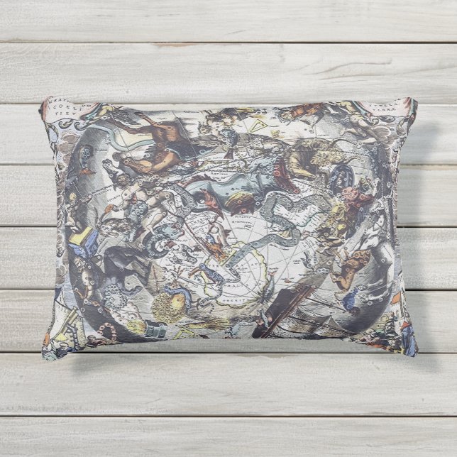 Sky Constellations  kaart Buitenkussen (Voorkant)