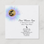 *~* Sky Cosmos Universe Stars Luna Moon Vierkante Visitekaartje (Achterkant)