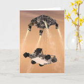 Sky Crane manoeuvre tijdens Curiosity's Mars afdal Kaart (Gele Bloem)