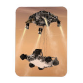 Sky Crane manoeuvre tijdens Curiosity's Mars afdal Magneet (Verticaal)