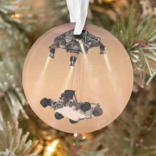 Sky Crane manoeuvre tijdens Curiosity's Mars afdal Ornament