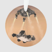 Sky Crane manoeuvre tijdens Curiosity's Mars afdal Ornament (voorkant)