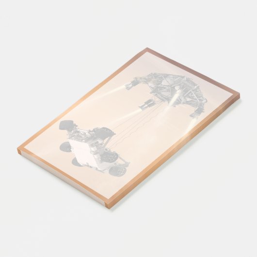 Sky Crane manoeuvre tijdens Curiosity's Mars afdal Post-it® Notes (Schuin)