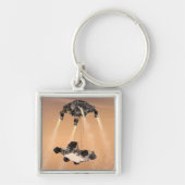 Sky Crane manoeuvre tijdens Curiosity's Mars afdal Sleutelhanger (Voorkant)