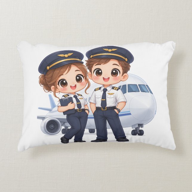 Sky Crew Duo Accent Kussen (Voorkant)