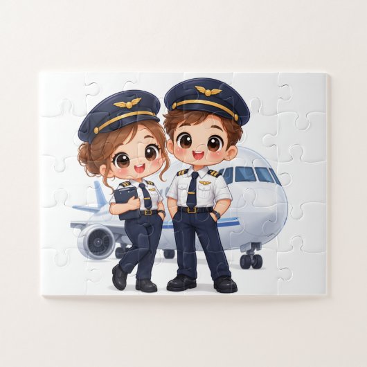 Sky Crew Duo Legpuzzel (Horizontaal)