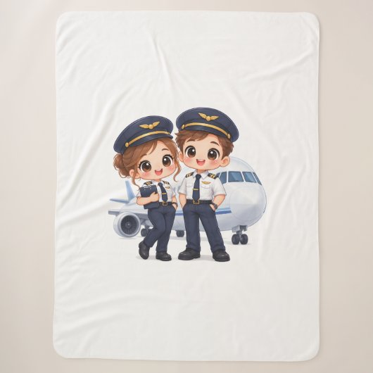 Sky Crew Duo Sherpa Deken (Voorkant)