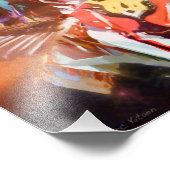 SKY DANCER Native American Foto Afdruk (Hoek)