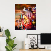 SKY DANCER Native American Poster (Thuiskantoor)