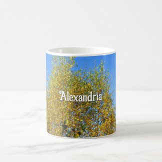 Sky Dancing Autumn Leaves - Gepersonaliseerd Koffiemok