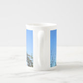 Sky Dancing Autumn Leaves - Gepersonaliseerd Porselein Kop (Achterkant)