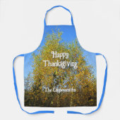Sky Dancing Autumn Leaves - Gepersonaliseerd Schort (Voorkant)