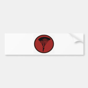 SKY DIVE COURAGE BUMPERSTICKER