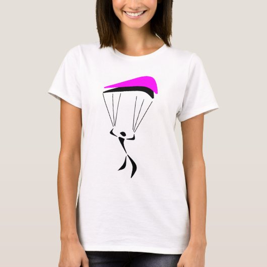 SKY DIVE PINK T-SHIRT (Voorkant)
