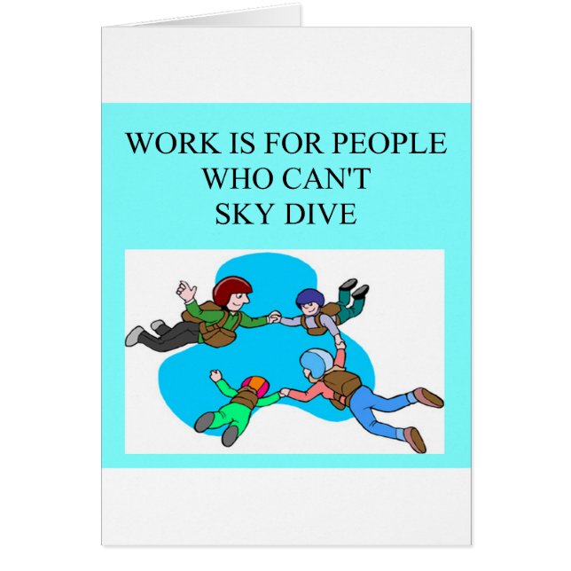 sky diver giften (Voorkant)