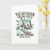 Sky Diver Kaart (Gele Bloem)