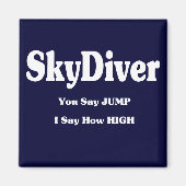 Sky Diver Magneet (Voorkant)