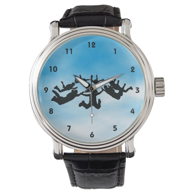Sky Diving Design Watch Horloge (Voorkant)