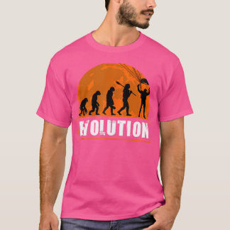 Sky Diving Grappig Menselijke Evolutie T-shirt
