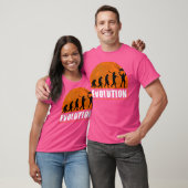 Sky Diving Grappig Menselijke Evolutie T-shirt (Unisex)