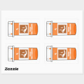 Sky Diving Is My Drug Rechthoekige Sticker (Vel)