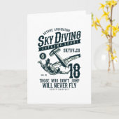 Sky Diving Kaart (Gele Bloem)