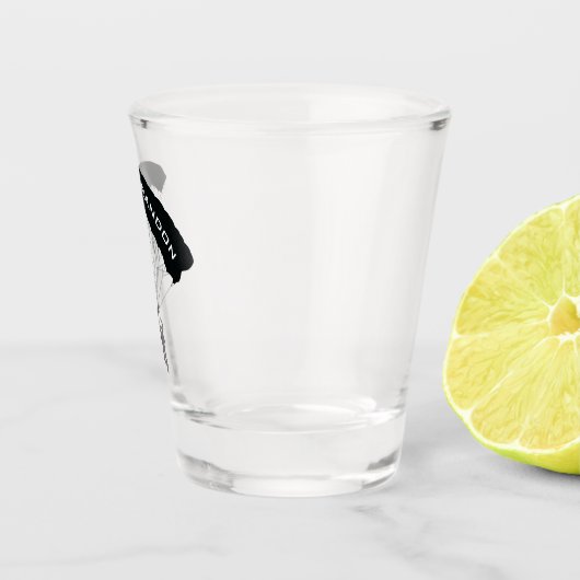 Sky Diving Parachuting Design Shot Glass Shot Glas (Rechts)