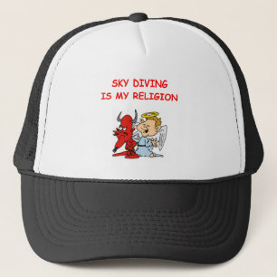 sky diving trucker pet