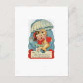  Sky Diving Valentijnsdag Feestdagenkaart (Voorkant)