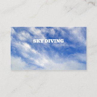 Sky Diving visitekaartje
