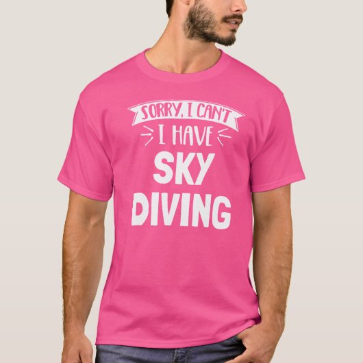 Sky Diving Voor Meisjes Vrouwen Jongens Mannen T-shirt (Voorkant)