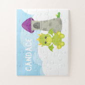 Sky Dragon Kind - Gepersonaliseerd Legpuzzel (Verticaal)