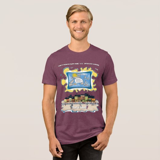 Sky Dumping | Father’s Day Tri-Blend Shirt (Voorkant volledig)