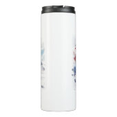 *~* Sky Eagle Christelijk Patriottisch Kruis AP16  Thermosbeker (Achterkant)