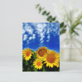 Sky en Bloom Briefkaart (Staand voorkant)