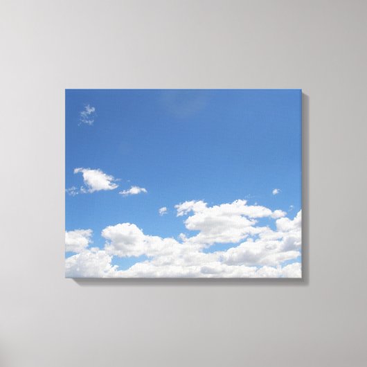 Sky en Clouds Canvas Afdruk (Voorkant)