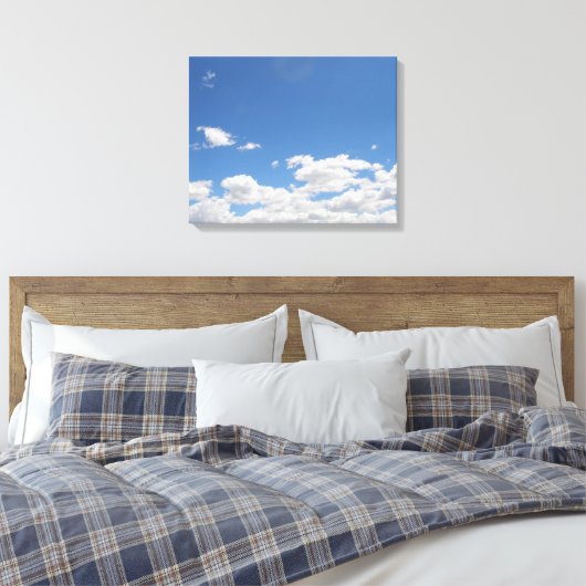 Sky en Clouds Canvas Afdruk (Insitu (Slaapkamer))