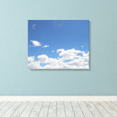 Sky en Clouds Canvas Afdruk (Insitu (Houten vloer))