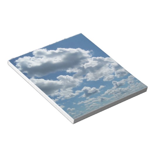 Sky en Clouds Notitieblok (Schuin)