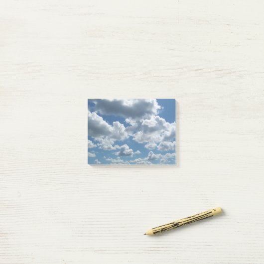 Sky en Clouds Post-it® Notes (Op bureau)