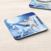 Sky Faerie Asparas en Unicorn Bier Onderzetter (Linkerzijde)