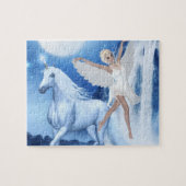 Sky Faerie Asparas en Unicorn Legpuzzel (Horizontaal)