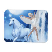 Sky Faerie Asparas en Unicorn Magneet (Horizontaal)