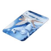 Sky Faerie Asparas en Unicorn Magneet (Linkerzijde)