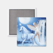 Sky Faerie Asparas en Unicorn Magneet (Voorkant / Achterkant)