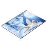 Sky Faerie Asparas en Unicorn Notitieboek (Linkerzijde)